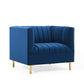 Modway Shift Channel Tufted Performance Velvet Armchair FredCo