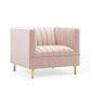 Modway Shift Channel Tufted Performance Velvet Armchair FredCo