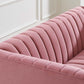 Modway Shift Channel Tufted Performance Velvet Loveseat FredCo