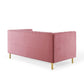 Modway Shift Channel Tufted Performance Velvet Loveseat FredCo