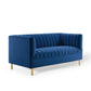 Modway Shift Channel Tufted Performance Velvet Loveseat FredCo