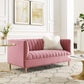Modway Shift Channel Tufted Performance Velvet Loveseat FredCo