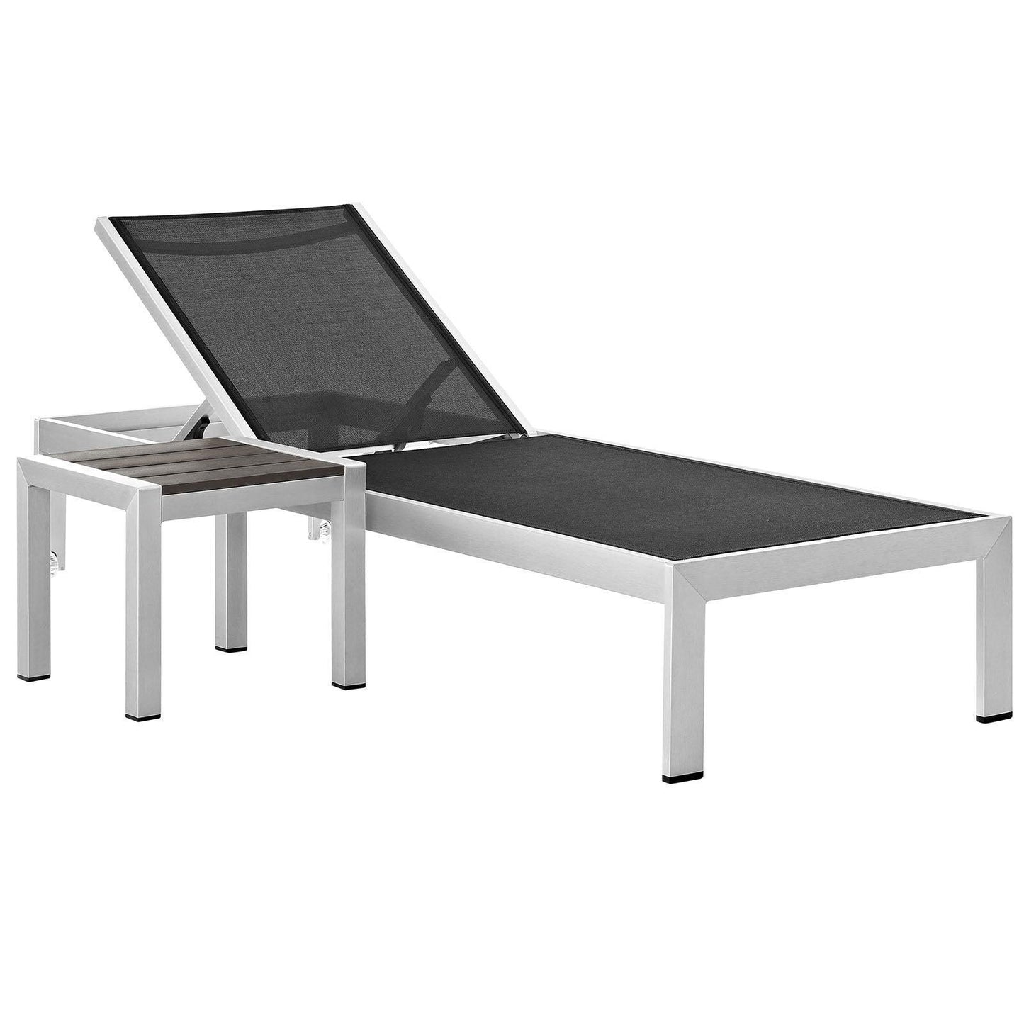 Modway Shore 2 Piece Outdoor Patio Aluminum Set, EEI-2470 FredCo