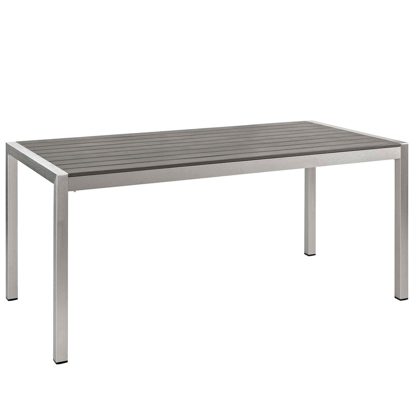 Modway Shore 3 Piece Outdoor Patio Aluminum Dining Set FredCo