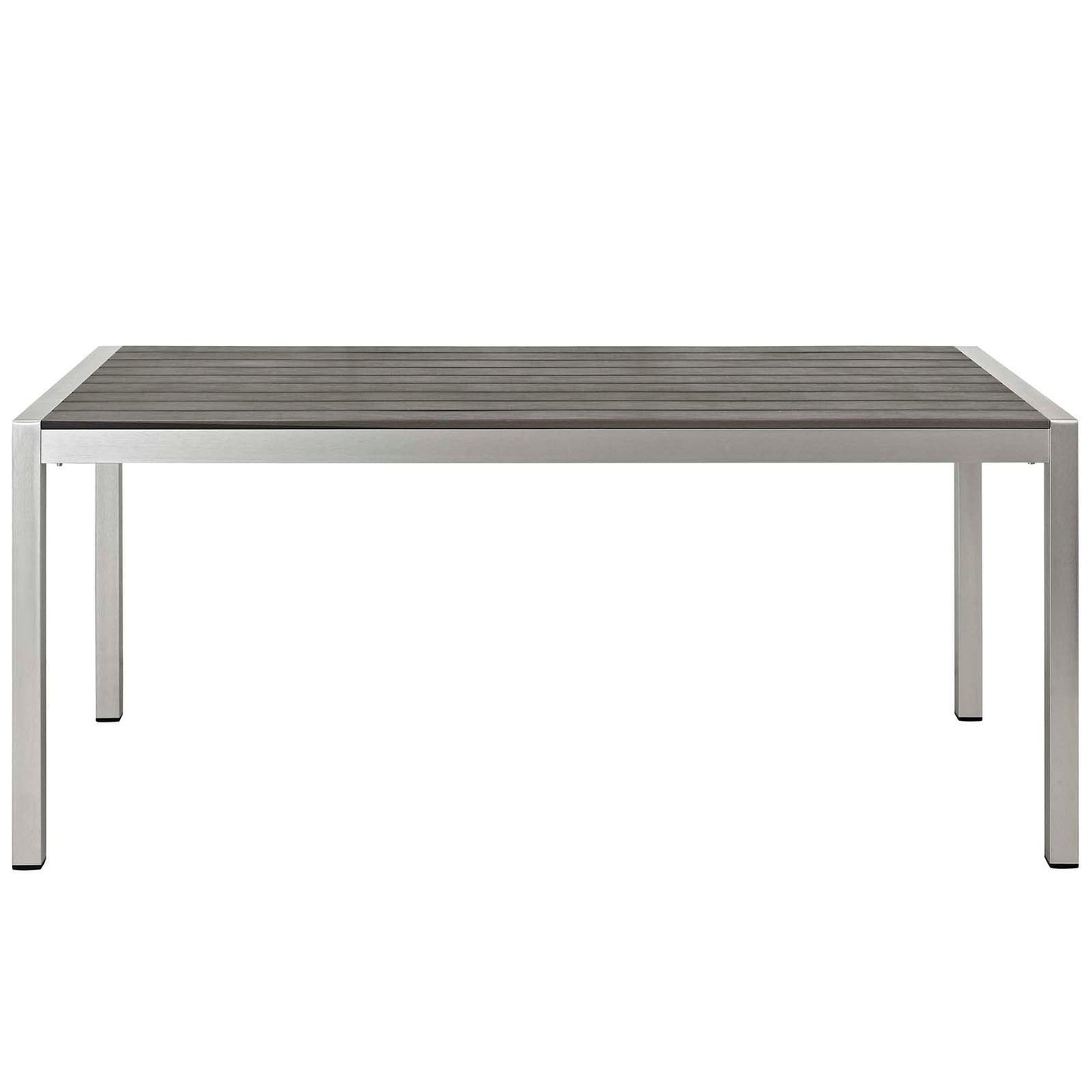 Modway Shore 3 Piece Outdoor Patio Aluminum Dining Set FredCo