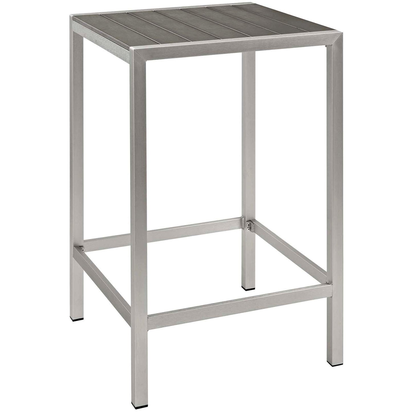 Modway Shore 3 Piece Outdoor Patio Aluminum Pub Set, EEI-3157 FredCo