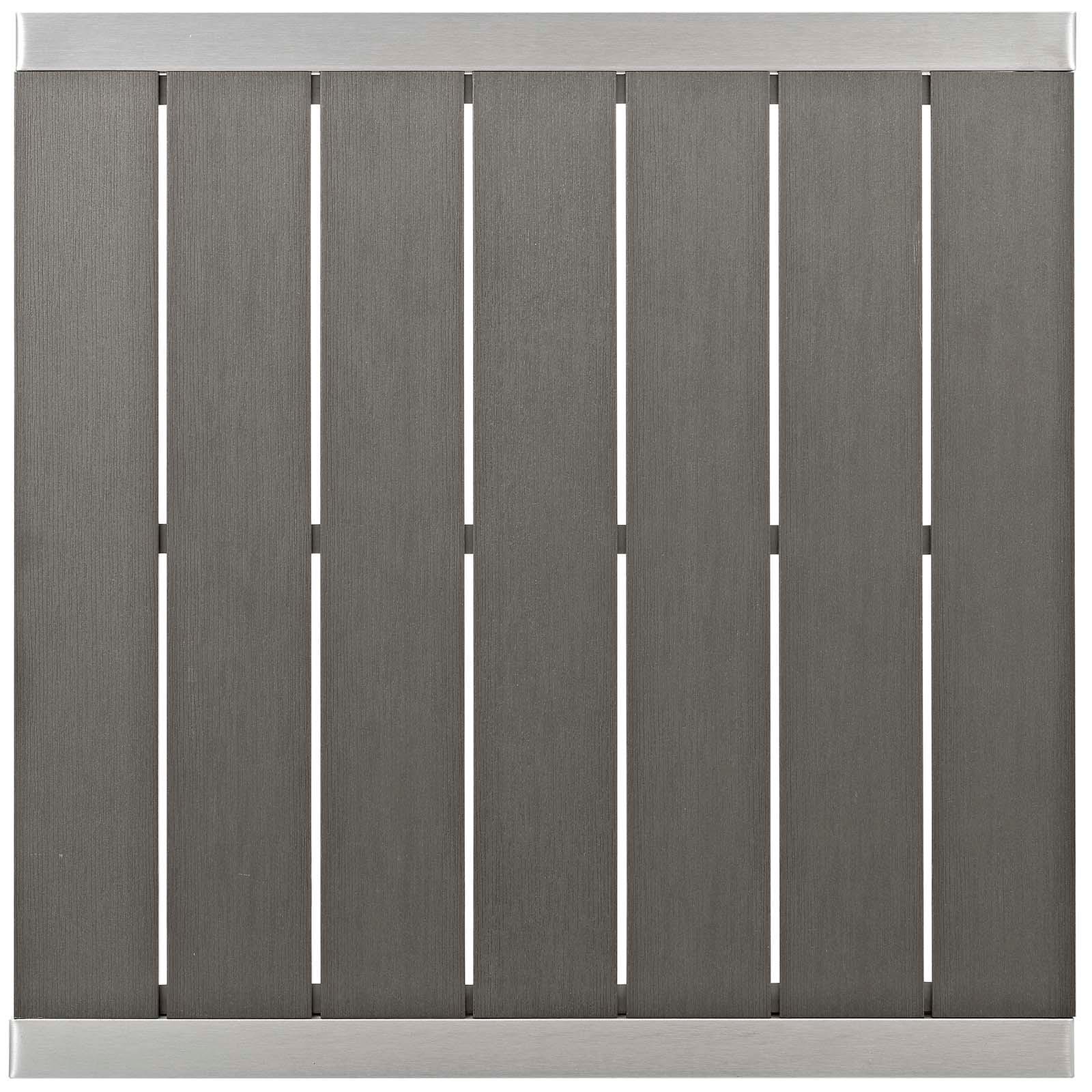 Modway Shore 3 Piece Outdoor Patio Aluminum Pub Set, EEI-3157 FredCo