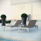 Modway Shore 3 Piece Outdoor Patio Aluminum Set FredCo