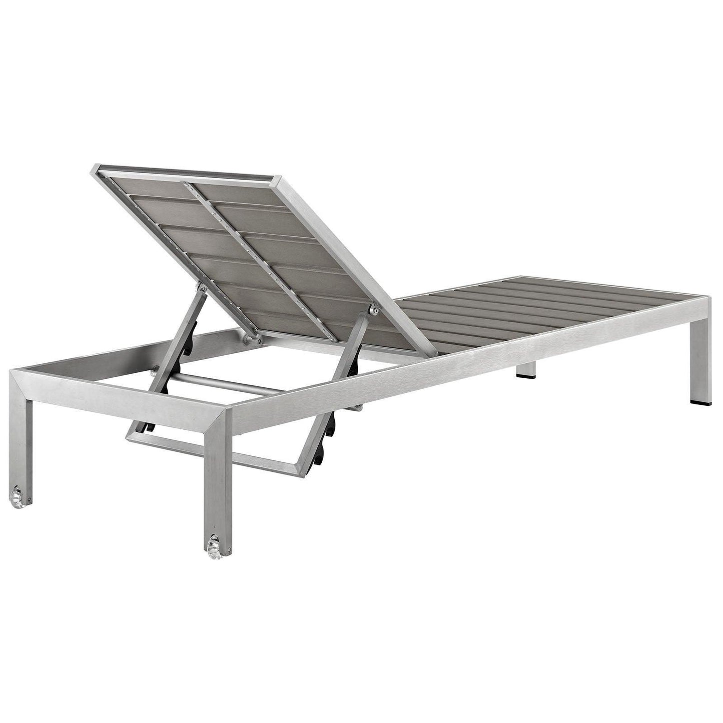 Modway Shore 3 Piece Outdoor Patio Aluminum Set FredCo