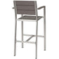 Modway Shore 5 Piece Outdoor Patio Aluminum Dining Set FredCo