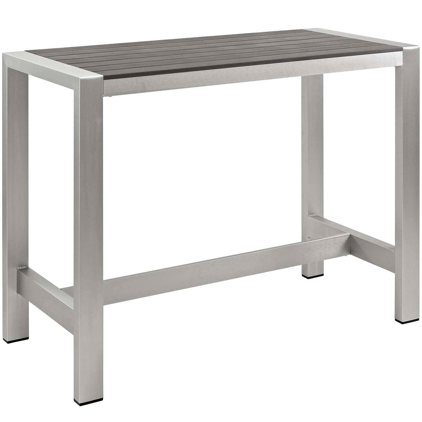 Modway Shore 5 Piece Outdoor Patio Aluminum Dining Set FredCo