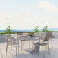 Modway Shore 5 Piece Outdoor Patio Aluminum Dining Set, EEI-2481 FredCo