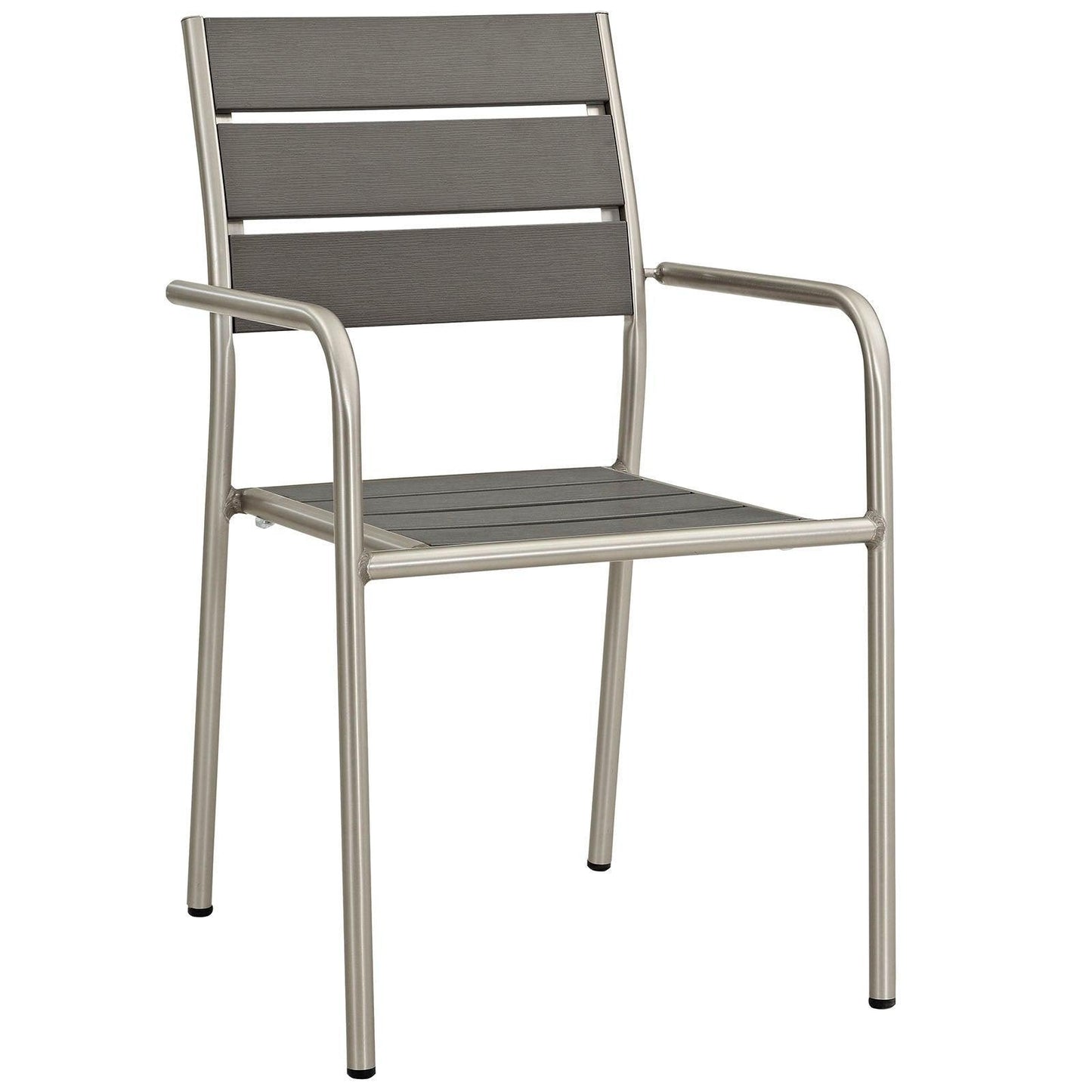 Modway Shore 5 Piece Outdoor Patio Aluminum Dining Set, EEI-2481 FredCo