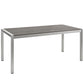 Modway Shore 5 Piece Outdoor Patio Aluminum Dining Set, EEI-2483 FredCo