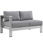 Modway Shore 6 Piece Outdoor Patio Aluminum Sectional Sofa Set, EEI-2561 FredCo