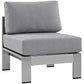 Modway Shore 6 Piece Outdoor Patio Aluminum Sectional Sofa Set, EEI-2561 FredCo