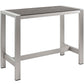 Modway Shore 7 Piece Outdoor Patio Aluminum Dining Set FredCo