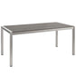 Modway Shore 7 Piece Outdoor Patio Aluminum Dining Set, EEI-2484 FredCo