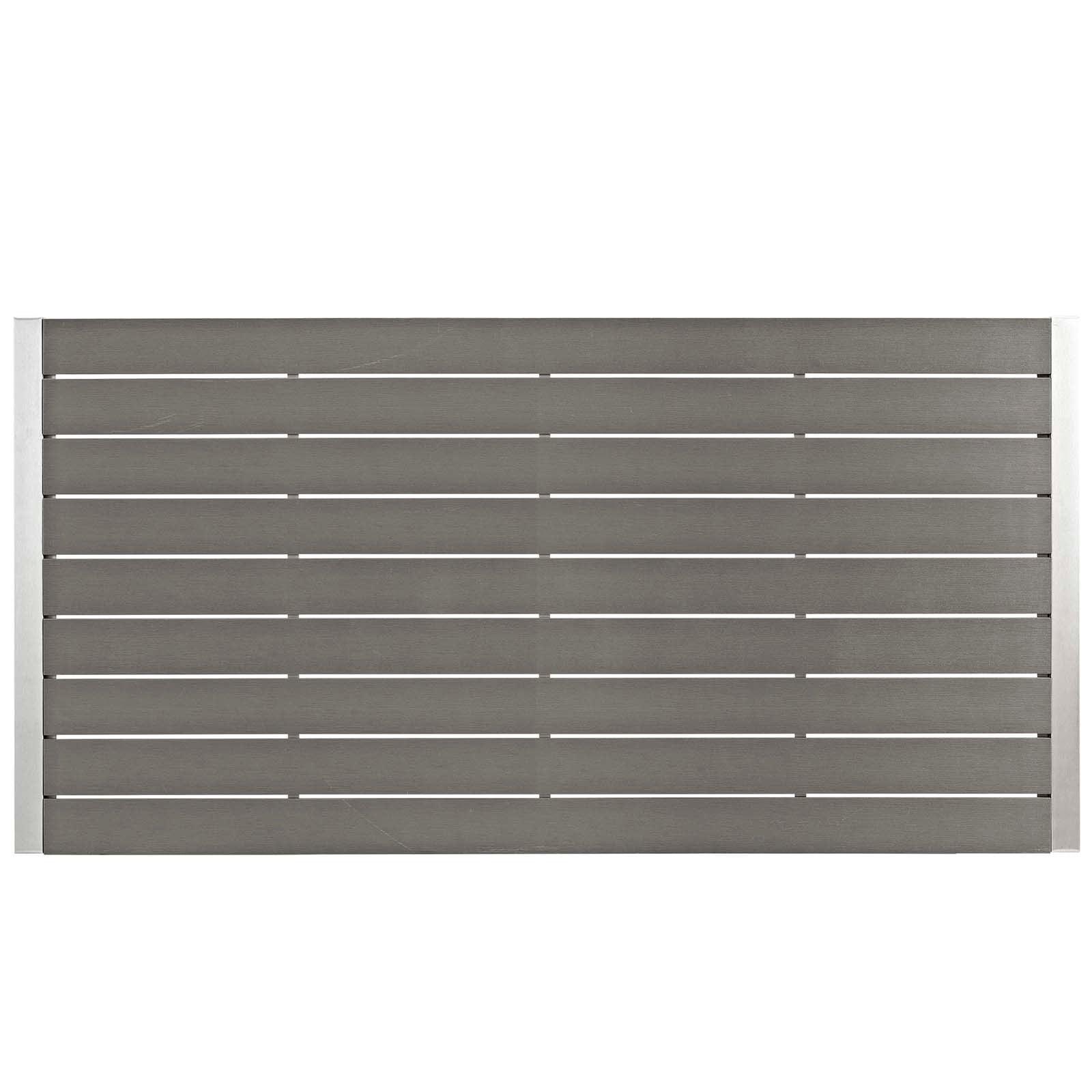 Modway Shore 7 Piece Outdoor Patio Aluminum Dining Set, EEI-2484 FredCo