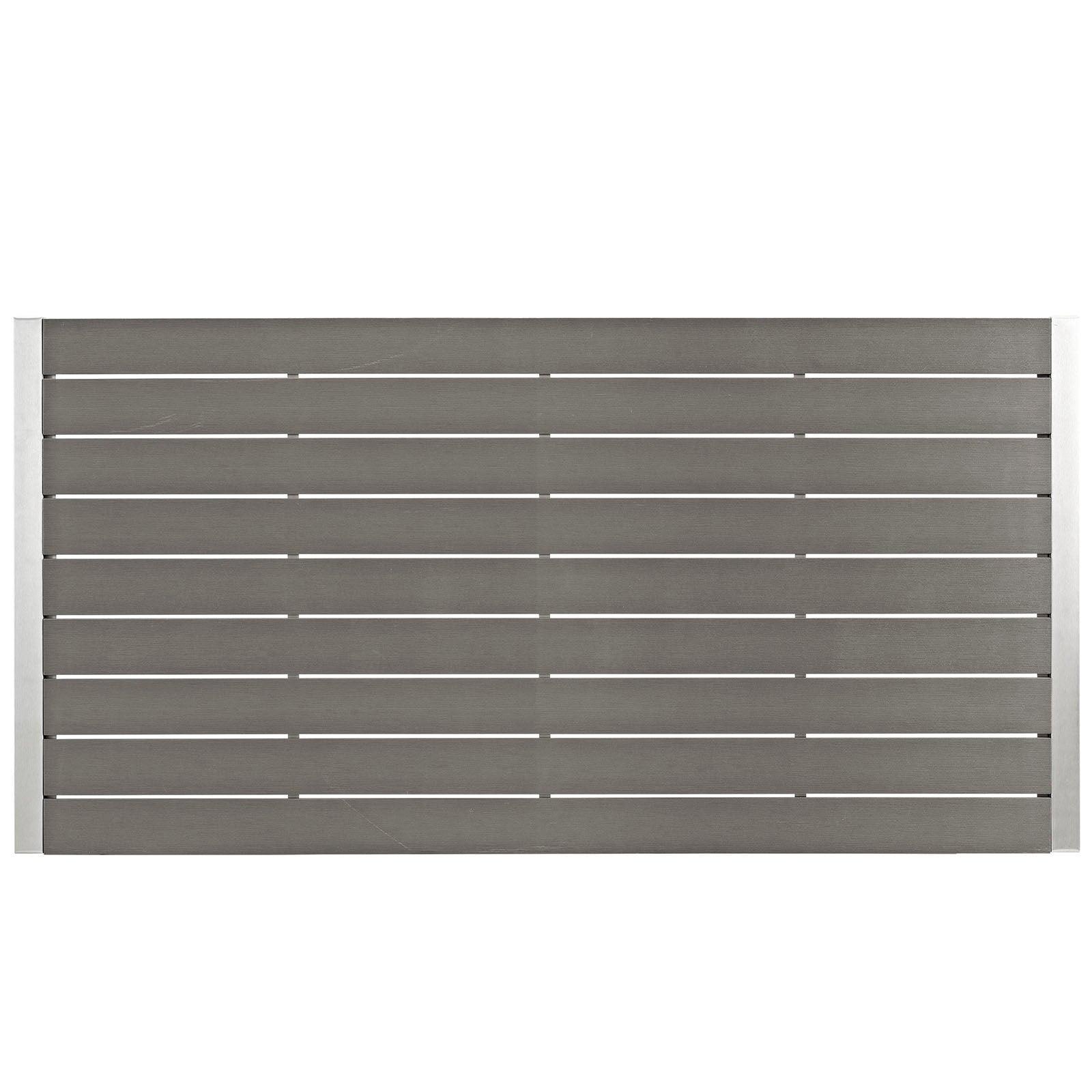 Modway Shore 7 Piece Outdoor Patio Aluminum Dining Set, EEI-2485 FredCo