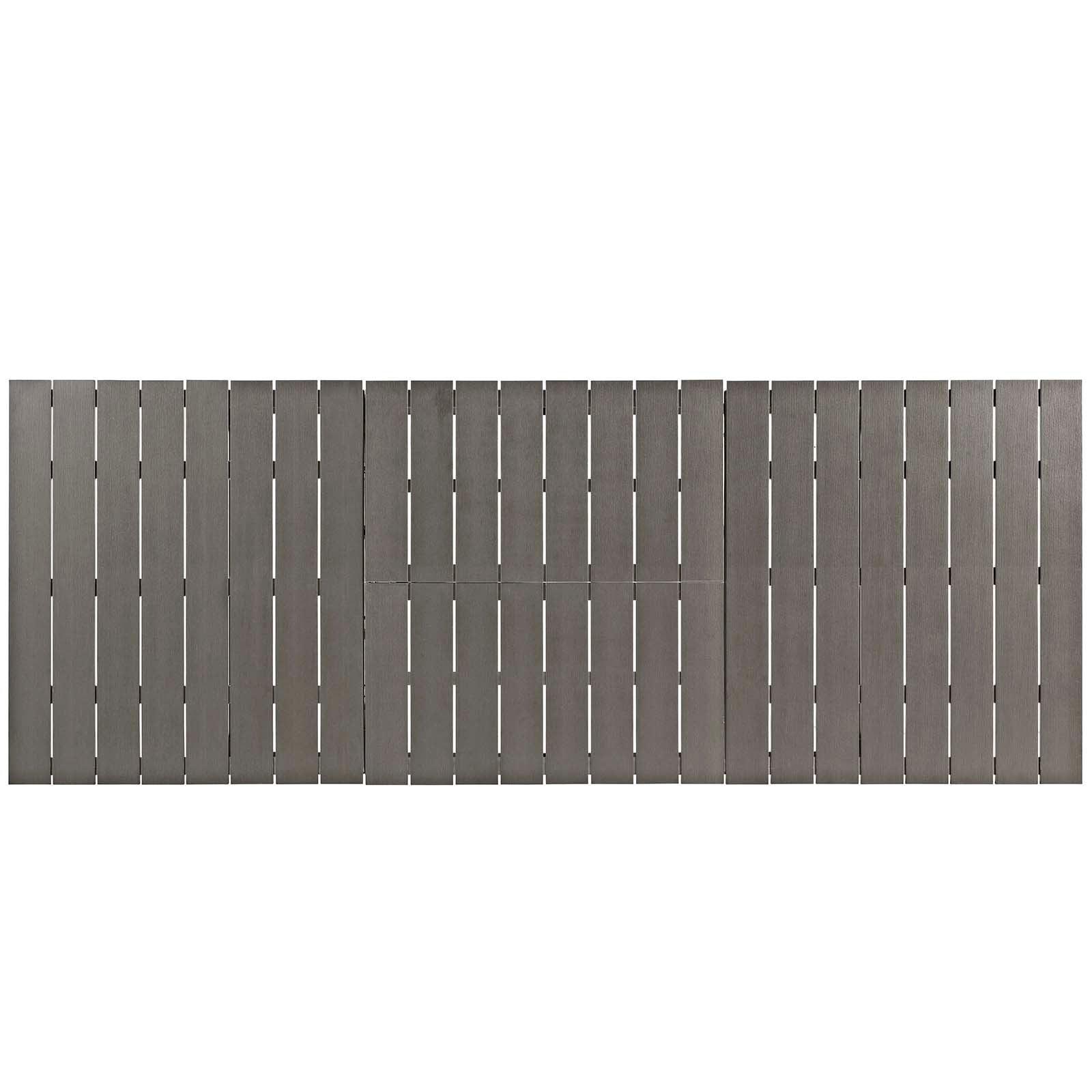 Modway Shore 7 Piece Outdoor Patio Aluminum Dining Set, EEI-3199 FredCo