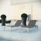 Modway Shore Chaise Outdoor Patio Aluminum Set of 2 FredCo