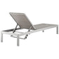 Modway Shore Chaise Outdoor Patio Aluminum Set of 2, EEI-2477 FredCo
