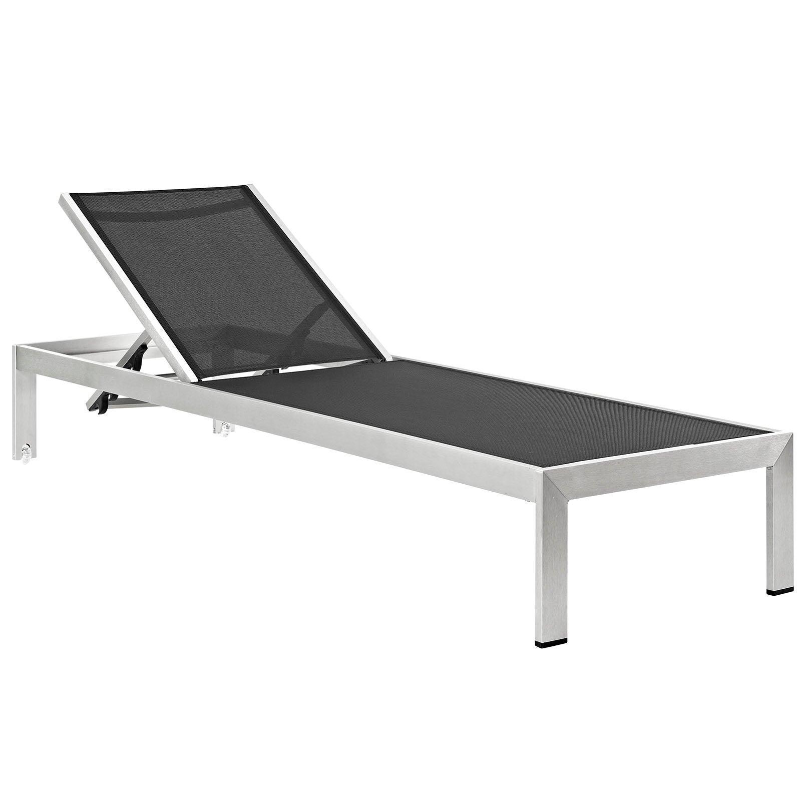 Modway Shore Chaise Outdoor Patio Aluminum Set of 6, EEI-2474 FredCo