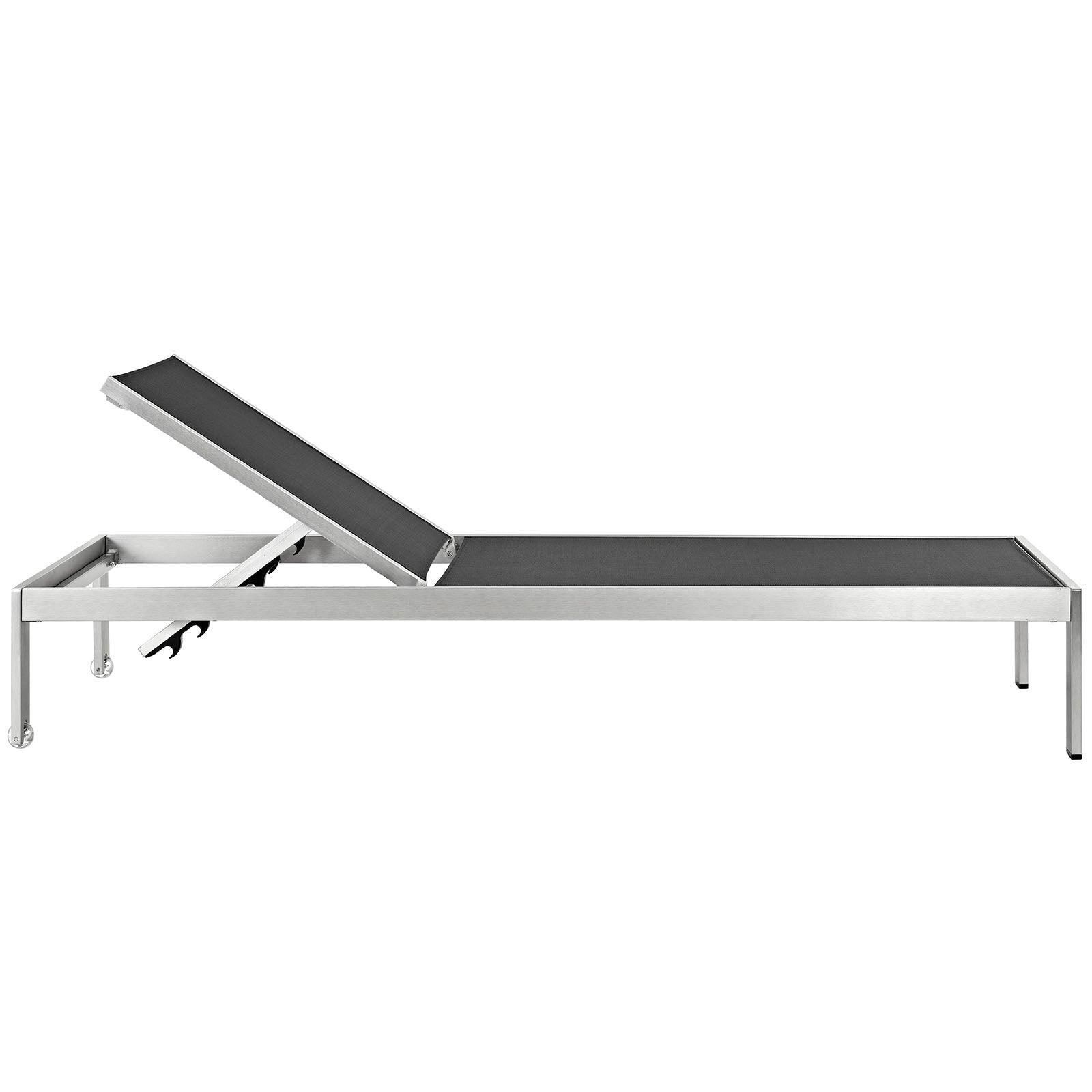 Modway Shore Chaise Outdoor Patio Aluminum Set of 6, EEI-2474 FredCo