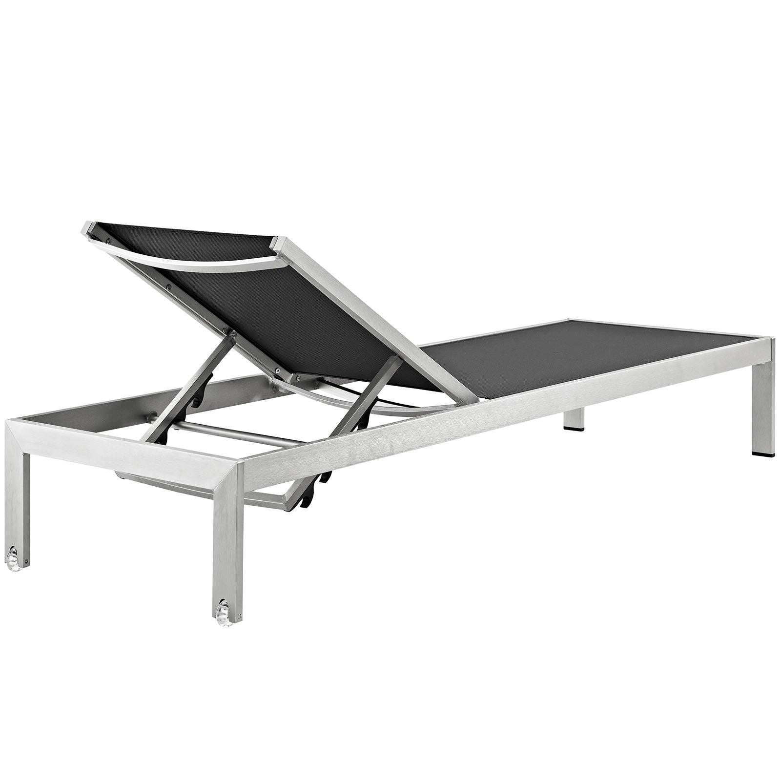 Modway Shore Chaise Outdoor Patio Aluminum Set of 6, EEI-2474 FredCo