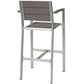 Modway Shore Outdoor Patio Aluminum Bar Stool FredCo