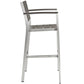 Modway Shore Outdoor Patio Aluminum Bar Stool FredCo