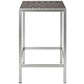 Modway Shore Outdoor Patio Aluminum Bar Table FredCo