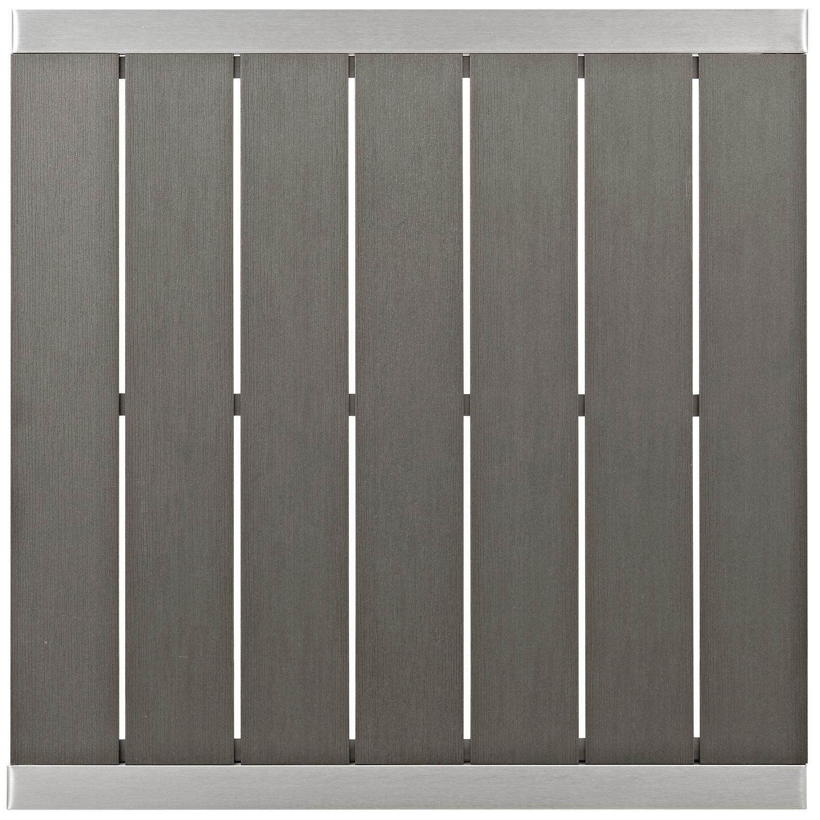 Modway Shore Outdoor Patio Aluminum Bar Table FredCo
