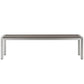 Modway Shore Outdoor Patio Aluminum Bench FredCo