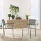 Modway Shore Outdoor Patio Aluminum Dining Armchair Set of 2 FredCo