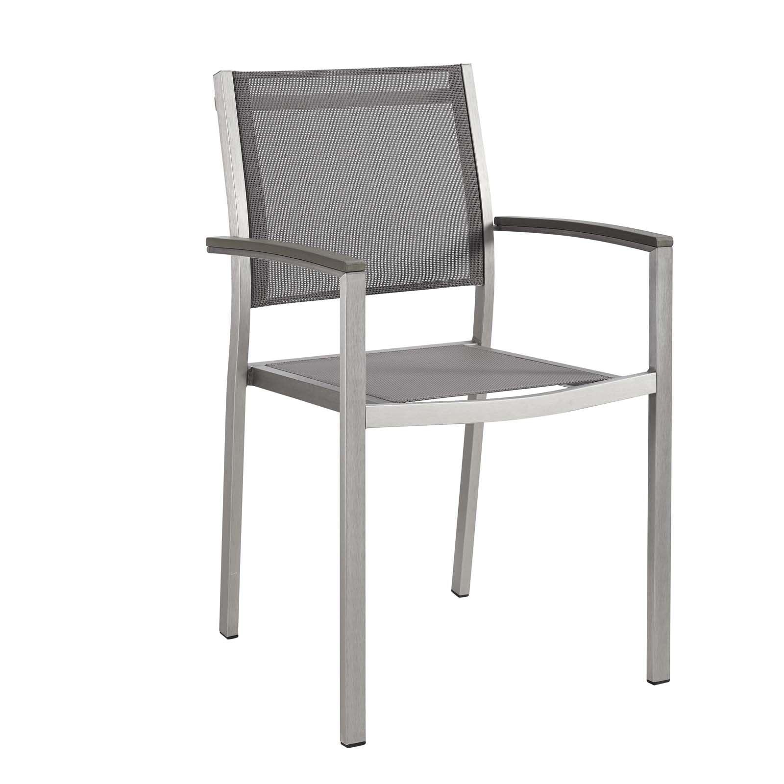 Modway Shore Outdoor Patio Aluminum Dining Chair FredCo
