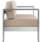 Modway Shore Outdoor Patio Aluminum Loveseat FredCo