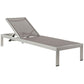 Modway Shore Outdoor Patio Aluminum Mesh Chaise FredCo