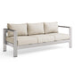 Modway Shore Outdoor Patio Aluminum Sofa FredCo