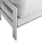 Modway Shore Sunbrella® Fabric Aluminum Outdoor Patio Armless Chair FredCo