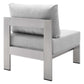 Modway Shore Sunbrella® Fabric Aluminum Outdoor Patio Armless Chair FredCo