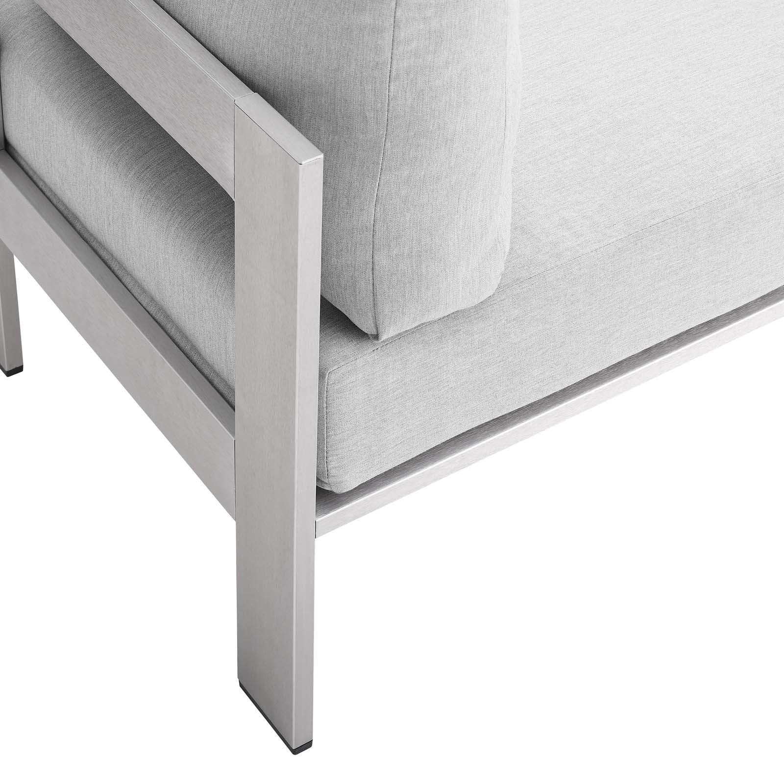Modway Shore Sunbrella® Fabric Outdoor Patio Aluminum 3 Piece Set, EEI-4312 FredCo