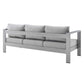 Modway Shore Sunbrella® Fabric Outdoor Patio Aluminum 3 Piece Set, EEI-4313 FredCo