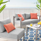 Modway Shore Sunbrella® Fabric Outdoor Patio Aluminum 4 Piece Set, EEI-4315 FredCo