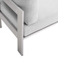 Modway Shore Sunbrella® Fabric Outdoor Patio Aluminum 5 Piece Sectional Sofa Set, EEI-4318 FredCo