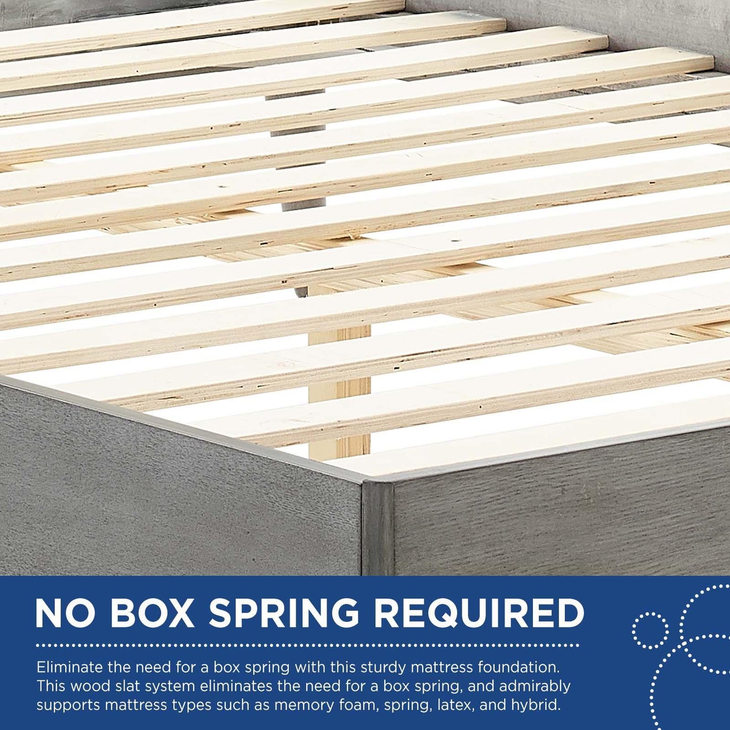 Modway Sidney Cane and Wood Full Platform Bed With Splayed Legs FredCo