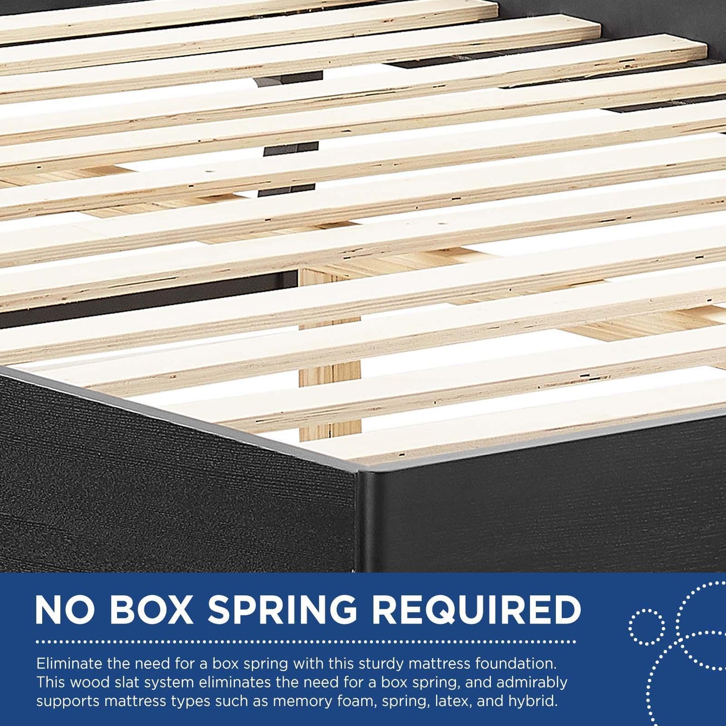 Modway Sierra Cane and Wood King Platform Bed With Angular Legs FredCo