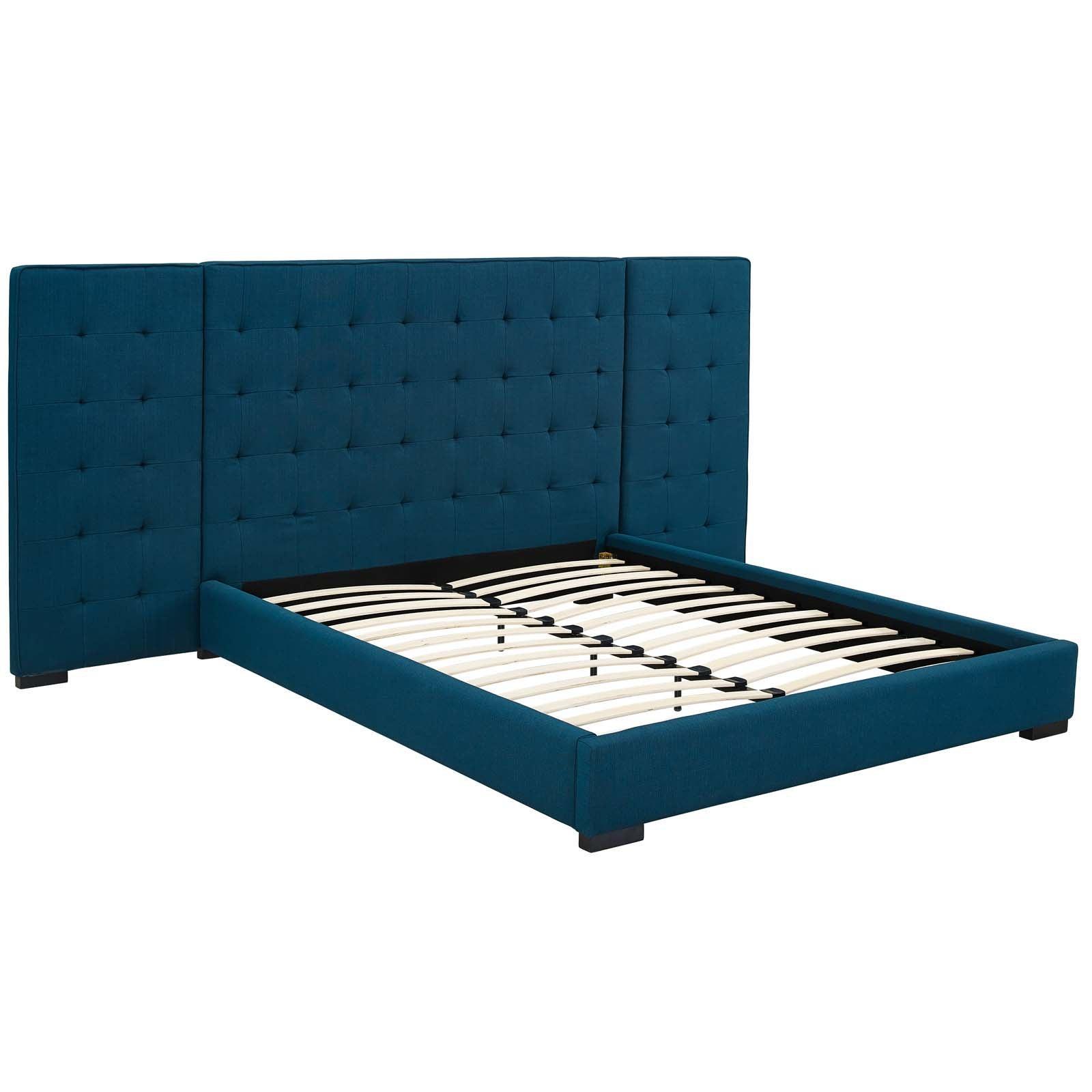 Modway Sierra Queen Upholstered Fabric Platform Bed FredCo