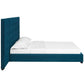 Modway Sierra Queen Upholstered Fabric Platform Bed FredCo
